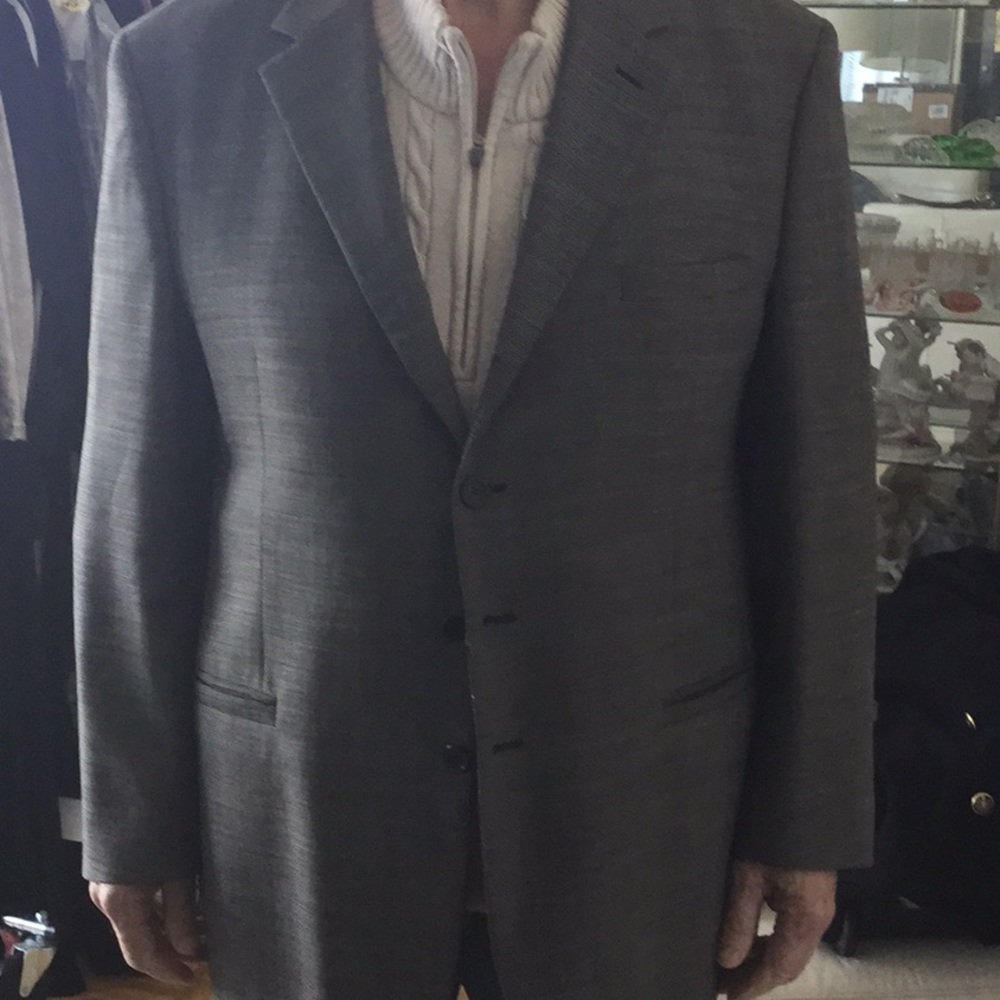 Versace Men’s blazer black/white combo